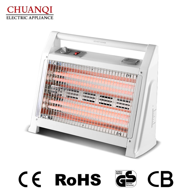 হ্যান্ডেল সহ 1600W 4 টিউব কোয়ার্টজ হিটার