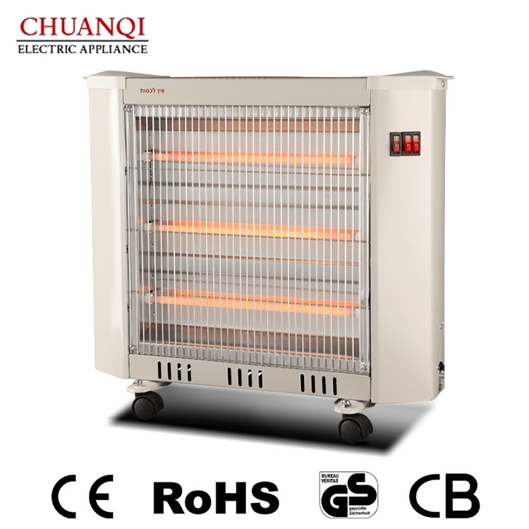 ক্যাস্টর সহ 2000W 4 টিউব কোয়ার্টজ হিটার আধুনিক বাড়ির জন্য নিখুঁত গরম করার সমাধান কেন?